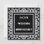 Diamanten Jubileum 60ste Huwelijksverjaardag Kaart (Voorkant)