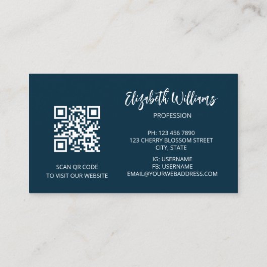 Diamanten juwelier winkel visitekaartje (Achterkant)