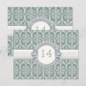 Diamanten & Kant, Tafel Zitting Nummer Kaart Weddi (Voorkant / Achterkant)