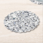diamanten kartonnen onderzetters (Gekanteld)