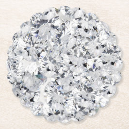 diamanten kartonnen onderzetters