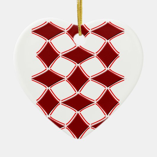 diamanten keramisch ornament (Voorkant)