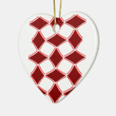 diamanten keramisch ornament (Links)