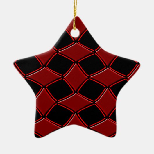 diamanten keramisch ornament (Voorkant)