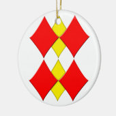 diamanten keramisch ornament (Links)