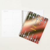 Diamanten Koper Satijn Custom Planner (Display)