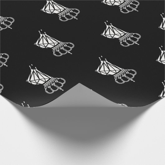 Diamanten & kronen papier | Luxe bruiloften (Hoek)