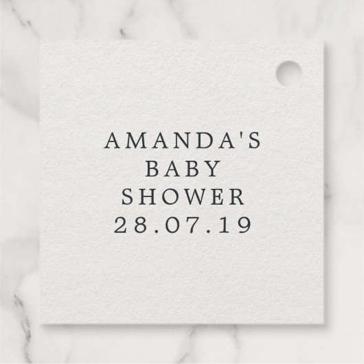 Diamanten Kroon Bedankjes Labels (Achterkant)