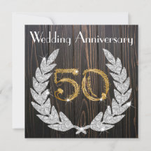Diamanten Laurier & Goud 50ste Huwelijksjubileum U