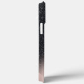 Diamanten Lippen Glitter Ombre Roze Goud Case-Mate iPhone Case (Achterkant / Rechts)