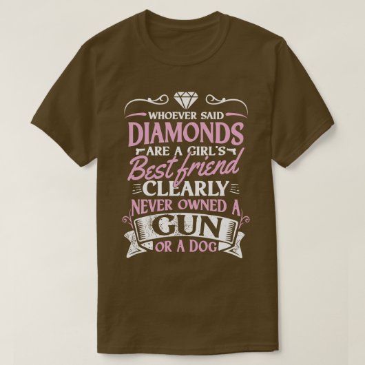 Diamanten meisjes t-shirt (Design voorkant)
