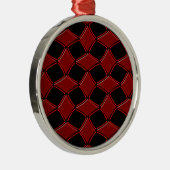 diamanten metalen ornament (Rechts)