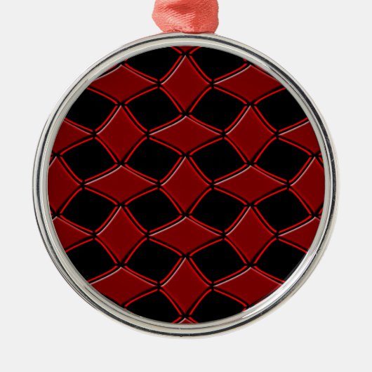 diamanten metalen ornament (Voorkant)