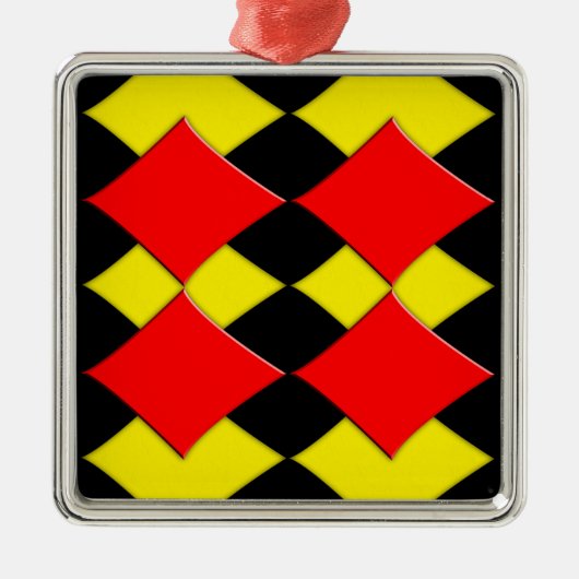 Diamanten Metalen Ornament (Voorkant)