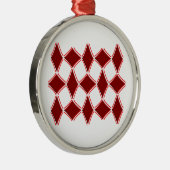 diamanten metalen ornament (Rechts)