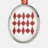 diamanten metalen ornament (Links)