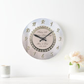 Diamanten Metallic 25e trouwdag Grote Klok (Huis)