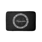 Diamanten Monogram Badmat (Voorkant)