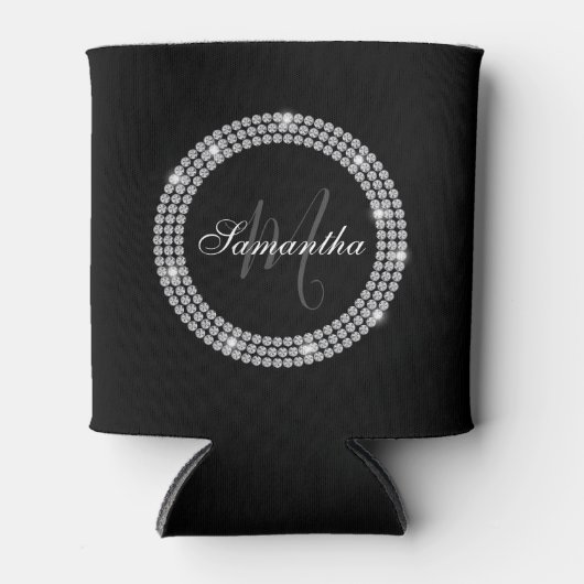 Diamanten Monogram Blikjeskoeler (Voorkant)