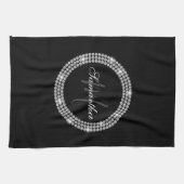 Diamanten Monogram Theedoek (Horizontaal)