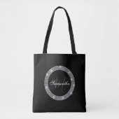 Diamanten Monogram Tote Bag (Voorkant)