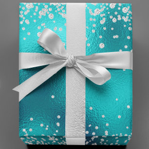 Diamanten Nep Glitter Bling Robijn Eigeel Teal Bla Cadeaupapier