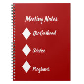 diamanten Notitieboek | Mahogany Vida (Voorkant)