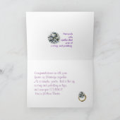 Diamanten op Black3 - personaliseer of pas aan Kaart (Binnen)