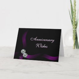 Diamanten op Black3 - personaliseer of pas aan Kaart