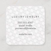 Diamanten op Fleek | uitvoerend Vierkante Visitekaartje (Achterkant)