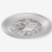 Diamanten papieren borden papieren bordje (Gekanteld)