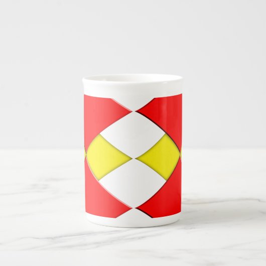 diamanten porselein kop (Voorkant)
