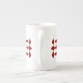 diamanten porselein kop (Achterkant)