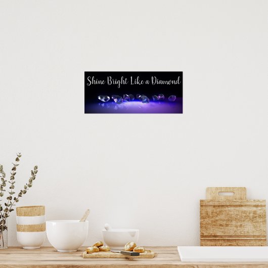 diamanten poster (Keuken)