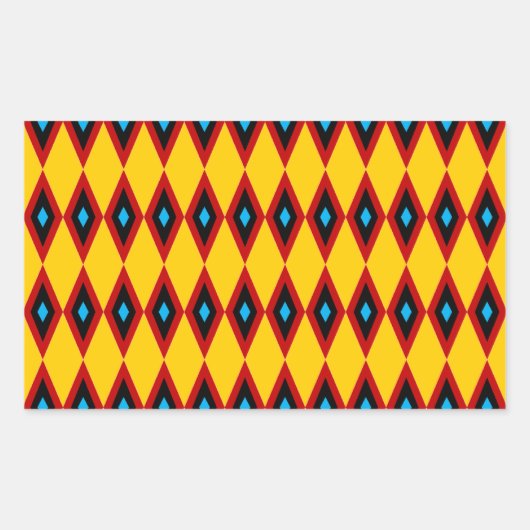 diamanten rechthoekige sticker (Voorkant)