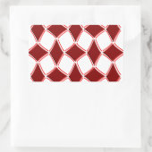 diamanten rechthoekige sticker (Tas)