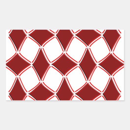 diamanten rechthoekige sticker (Voorkant)