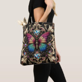 Diamanten Regenboogvlinder Luxe Tas (Dichtbij)
