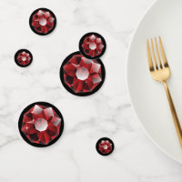 Diamanten Rhinestone Rode Robijn Confetti