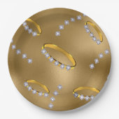 Diamanten ring goud papieren bordje (Voorkant)