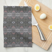 Diamanten ring print theedoek (Quarter Fold)