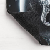 Diamanten ring spatten in waterglas muismat (Hoek)