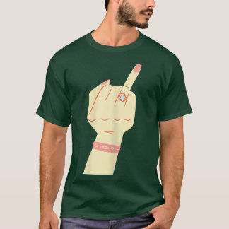 Diamanten Ring voor Vrouwen Bruid Bachelorette Fee T-shirt