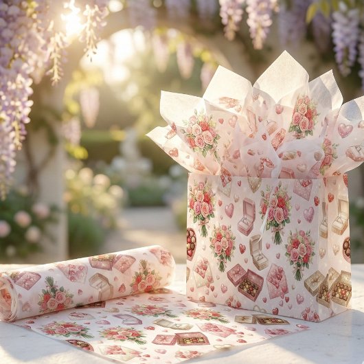 Diamanten ringen, rozen & luxe cadeau dozen patroo tissuepapier