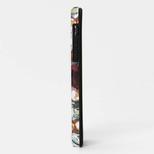 Diamanten robijnen parels Case-Mate iPhone case (Achterkant/links)