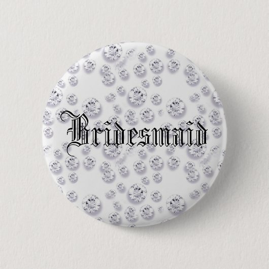 diamanten ronde button 5,7 cm (Voorkant)