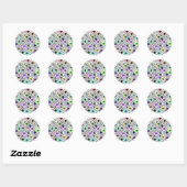 diamanten ronde sticker (Vel)