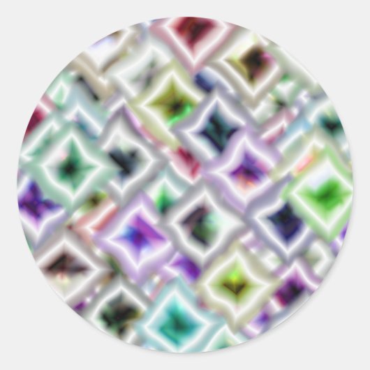 diamanten ronde sticker (Voorkant)