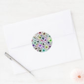 diamanten ronde sticker (Envelop)