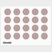 Diamanten Ronde Sticker (Vel)